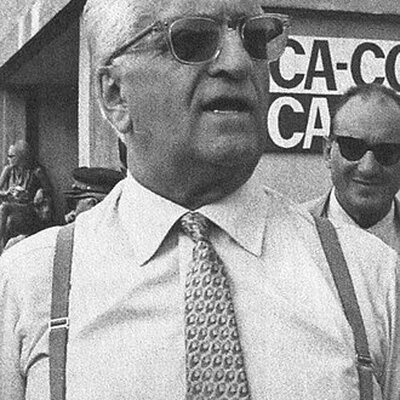 Portrait of Enzo Ferrari
