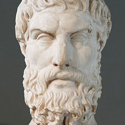 Portrait of Epicurus