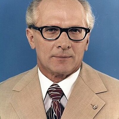 Portrait of Erich Honecker