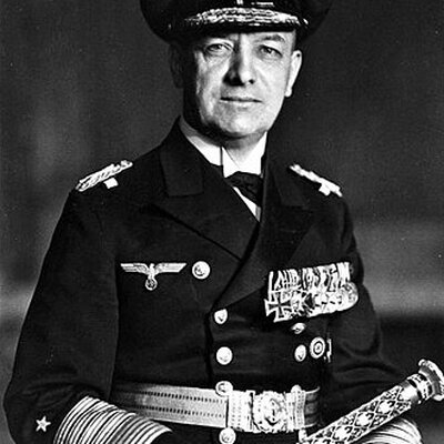 Portrait of Erich Raeder