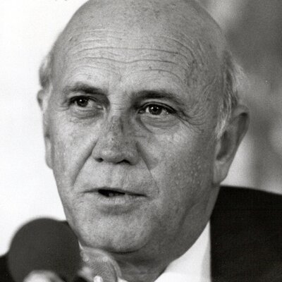 Portrait of F. W. de Klerk