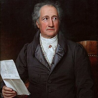 Portrait of Goethe