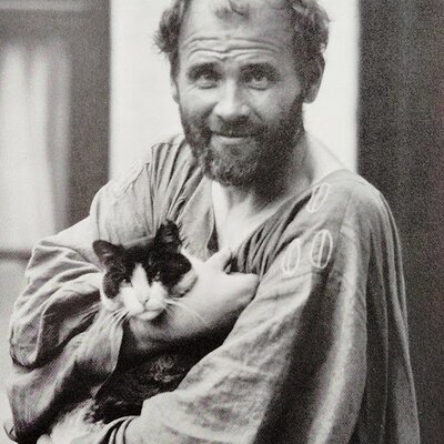 Portrait of Gustav Klimt