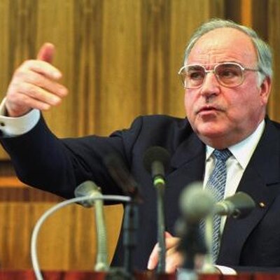 Portrait of Helmut Kohl