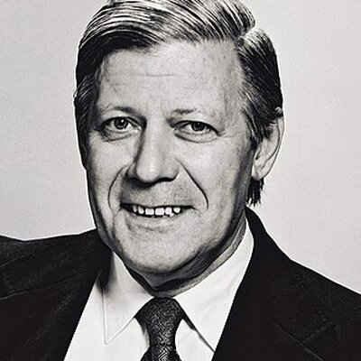 Portrait of Helmut Schmidt