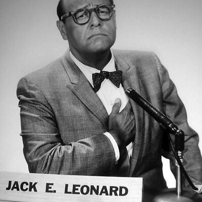 Portrait of Jack E. Leonard