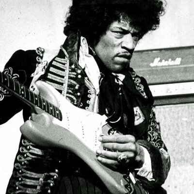 Portrait of Jimi Hendrix