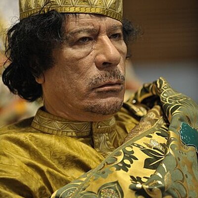 Portrait of Kadafi