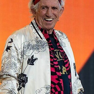 Portrait of Keith Richards