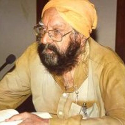 Portrait of Khushwant Singh