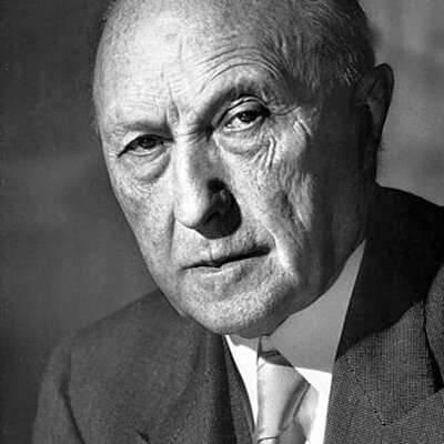 Portrait of Konrad Adenauer