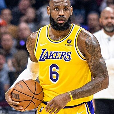 Portrait of LeBron James