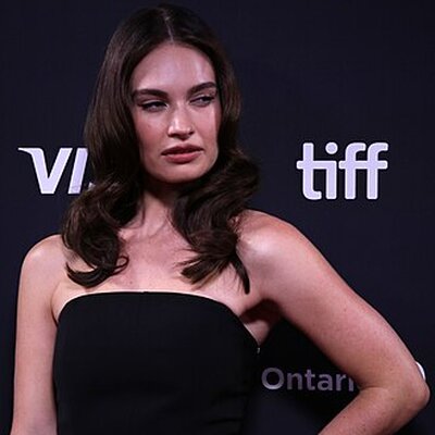 Portrait of Lily James