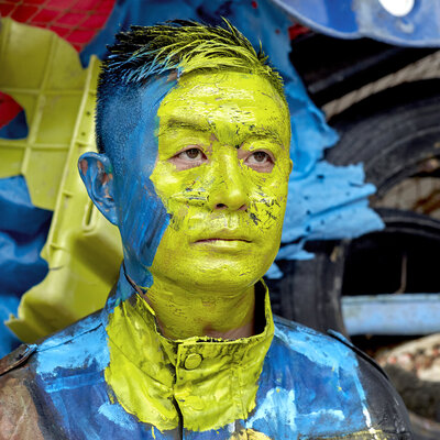 Portrait of Liu Bolin