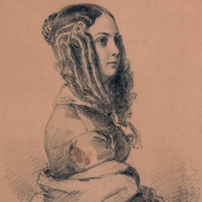 Portrait of Louise Colet