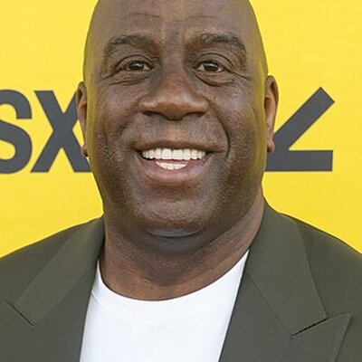 Portrait of Magic Johnson