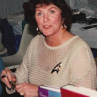 Portrait of Majel Barrett