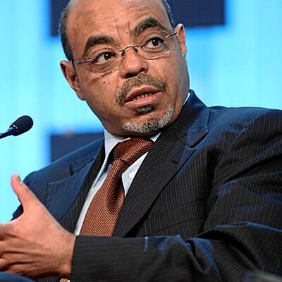 Portrait of Meles Zenawi