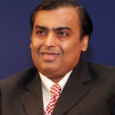 Portrait of Mukesh Ambani