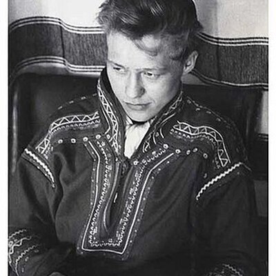 Portrait of Nils-Aslak Valkeapää