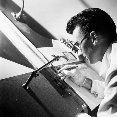 Portrait of Norman McLaren
