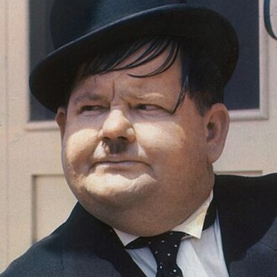 Portrait of Oliver Hardy