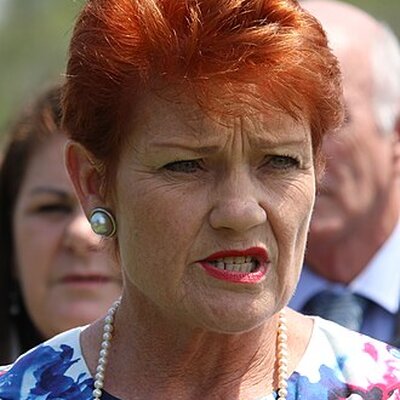 Portrait of Pauline Hanson