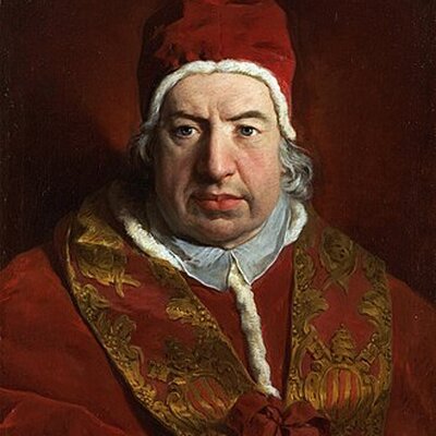 Portrait of Pope Benedict XIV