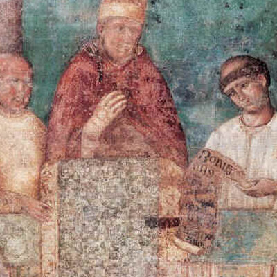 Portrait of Pope Boniface VIII