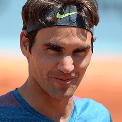 Portrait of Roger Federer