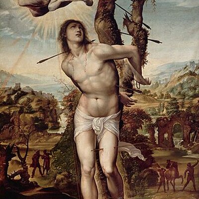 Portrait of Saint Sebastian