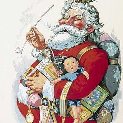 Portrait of Santa Claus