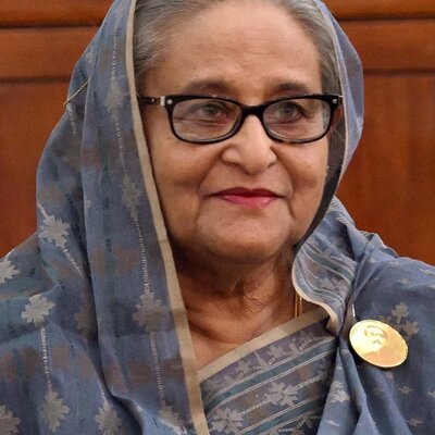 Portrait of Sheikh Hasina