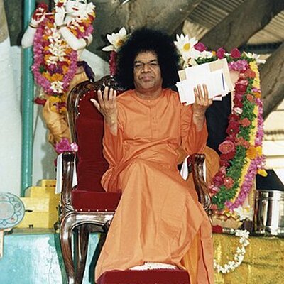 Portrait of Sri Sathya Sai Baba