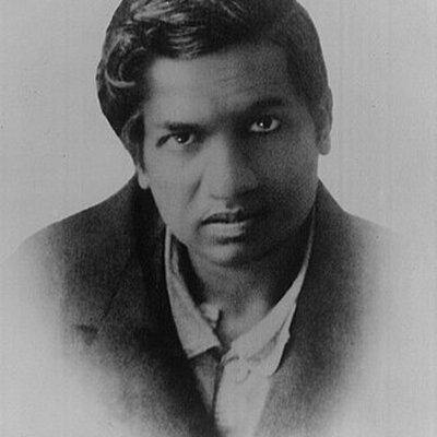 Portrait of Srinivasa Ramanujan