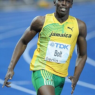Portrait of Usain Bolt