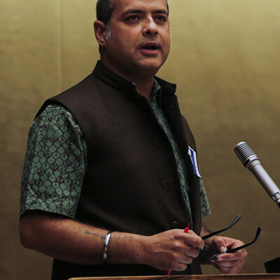 Portrait of Vijay Prashad