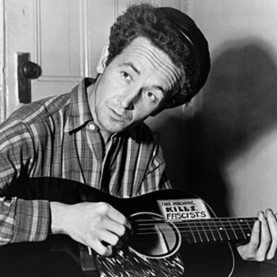 Portrait of Woody Guthrie