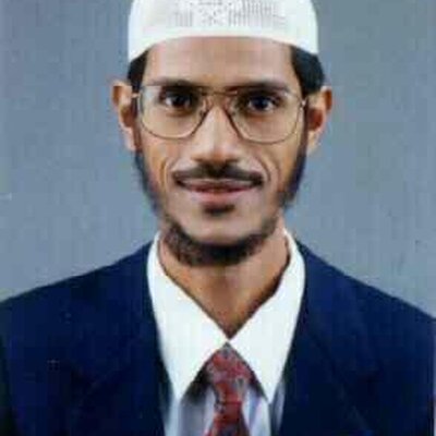 Portrait of Zakir Naik